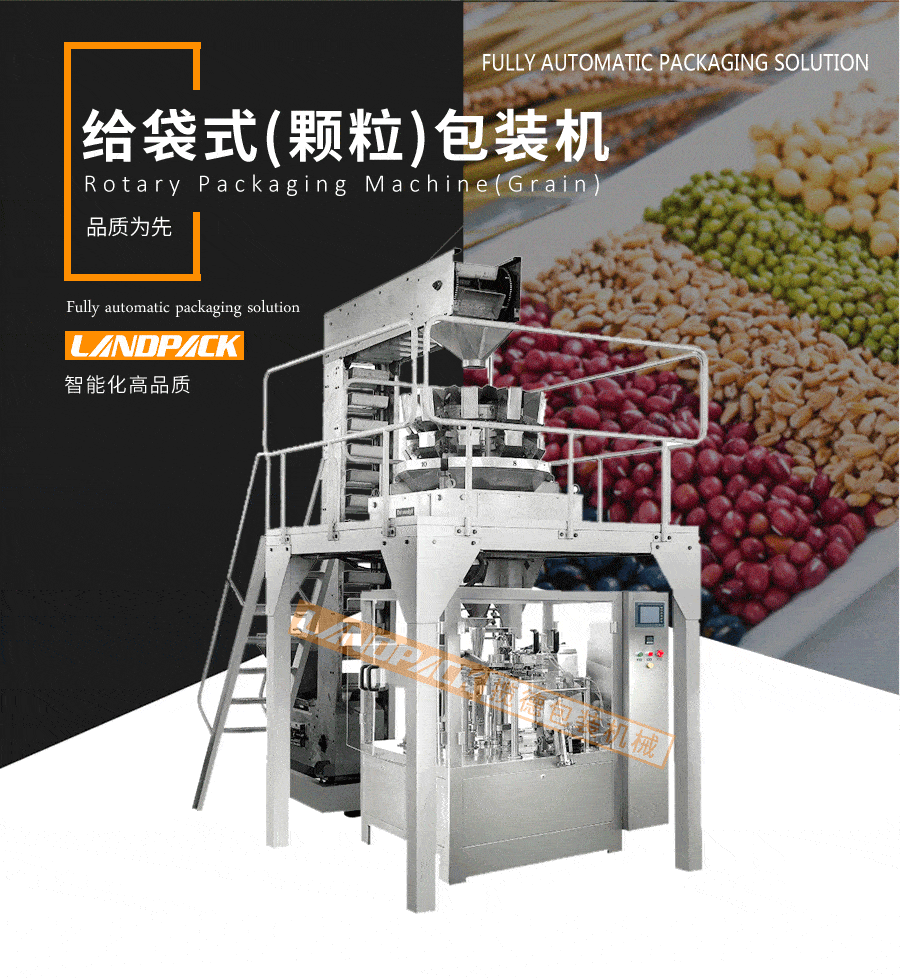 全自動(dòng)給袋式顆粒包裝機(jī) 全自動(dòng)給袋式顆粒包裝機(jī)